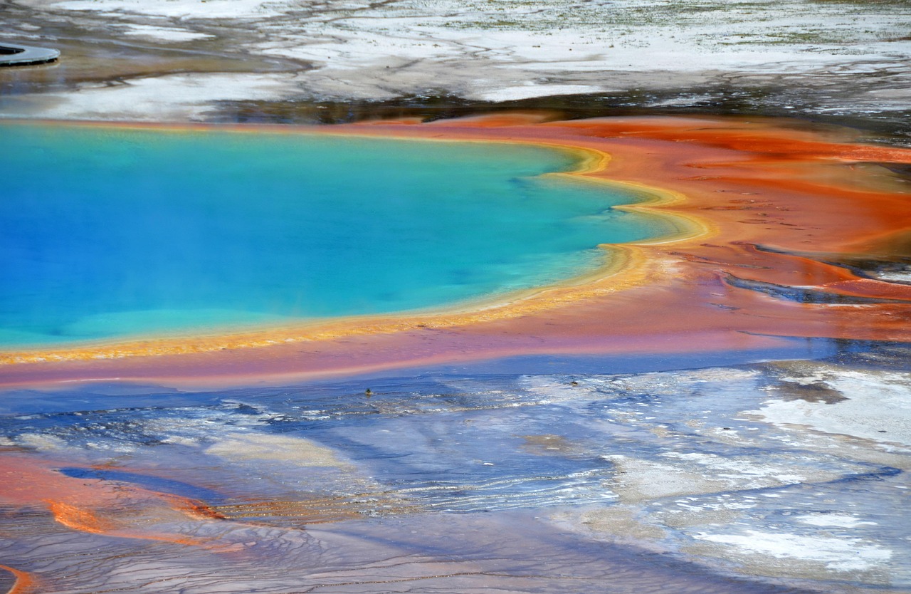 Grand prismatic spring, yellowstone, thermal feature — Atomic Wallet: Effortless Download and Management Guide
