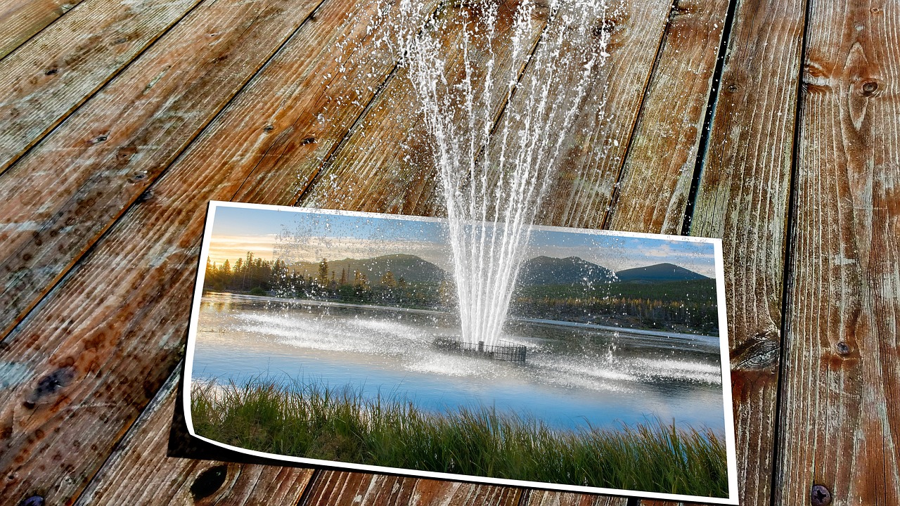 Lake, fountain, photo — Experience Seamless Trading with Ledger Live Today