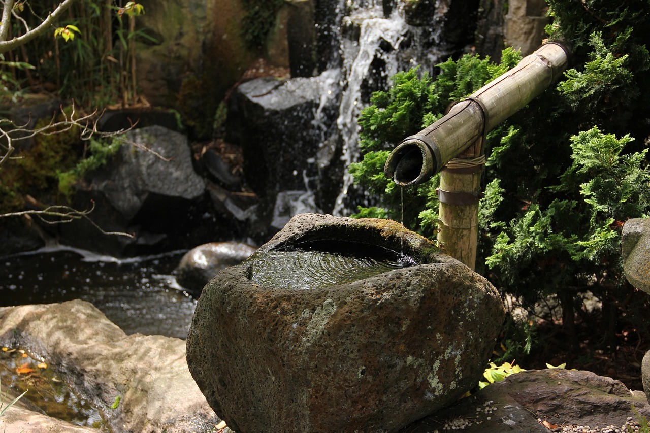 Japanese garden, water feature, timelessness — Royal Reels Login Security Tips for Two Factor Authentication