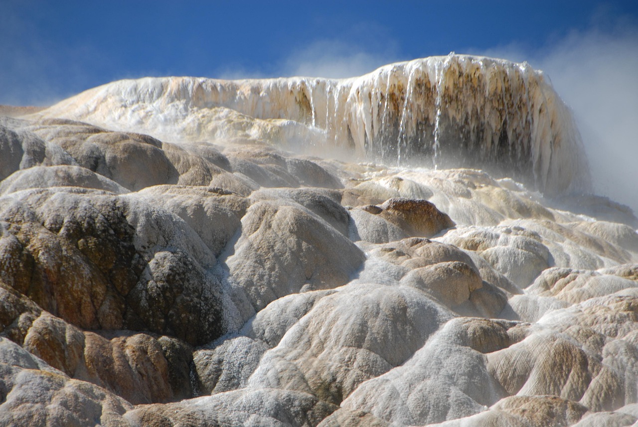 Travertine, mammoth hot springs, yellowstone — The Ultimate Guide to Live Roulette Games Online
