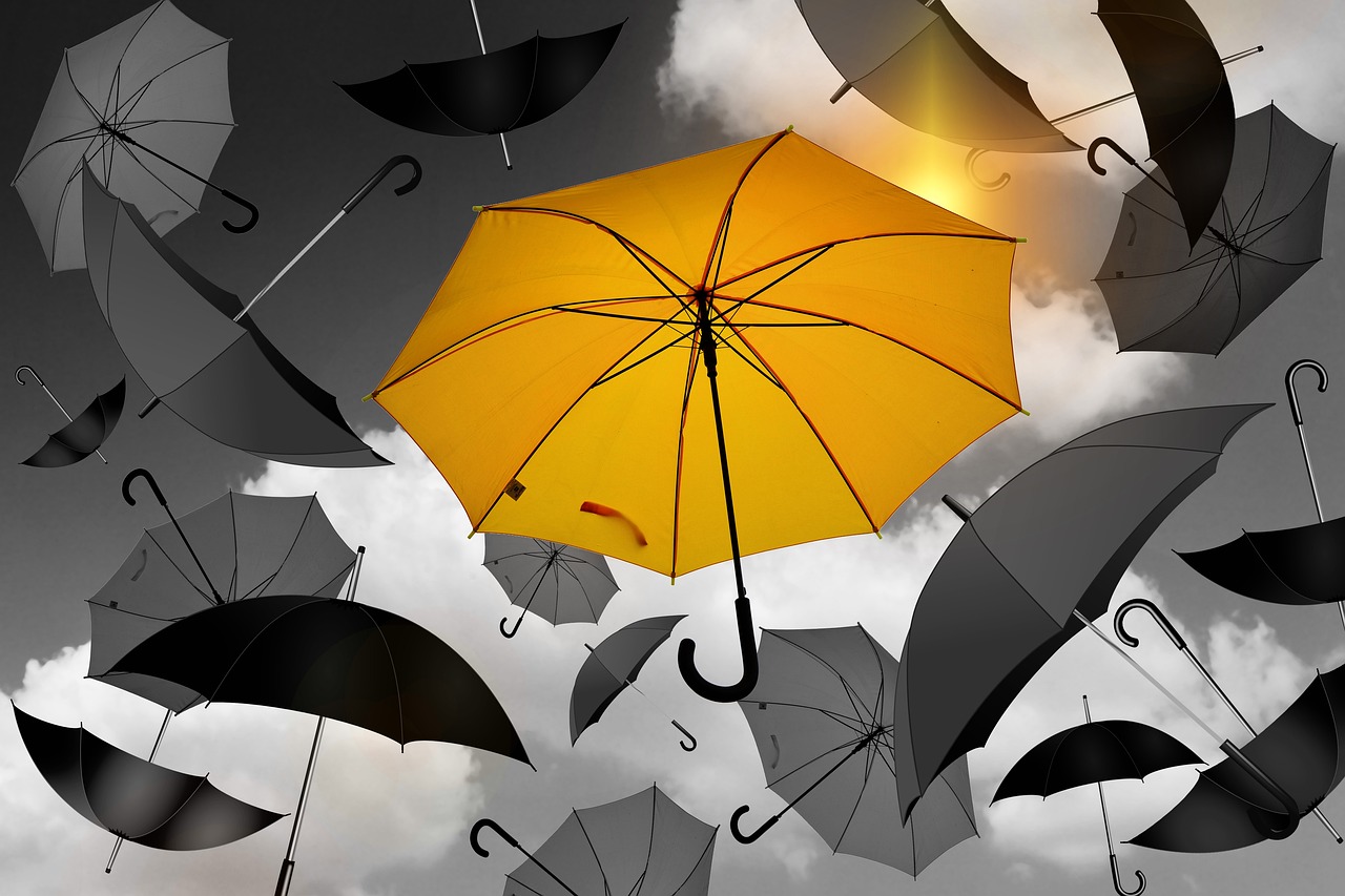 Umbrella, yellow, black — Unleash Your Trading Potential with Jupiter Swap
